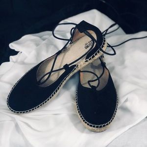 NWOT, Black, Lace-Up, Espadrilles, by Mossimo
